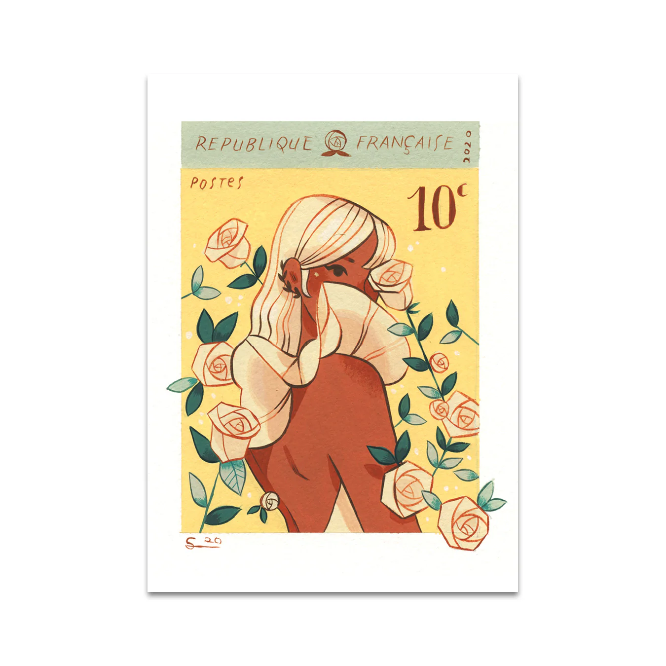 P5 Sibylline Meynet - 2 Postcard