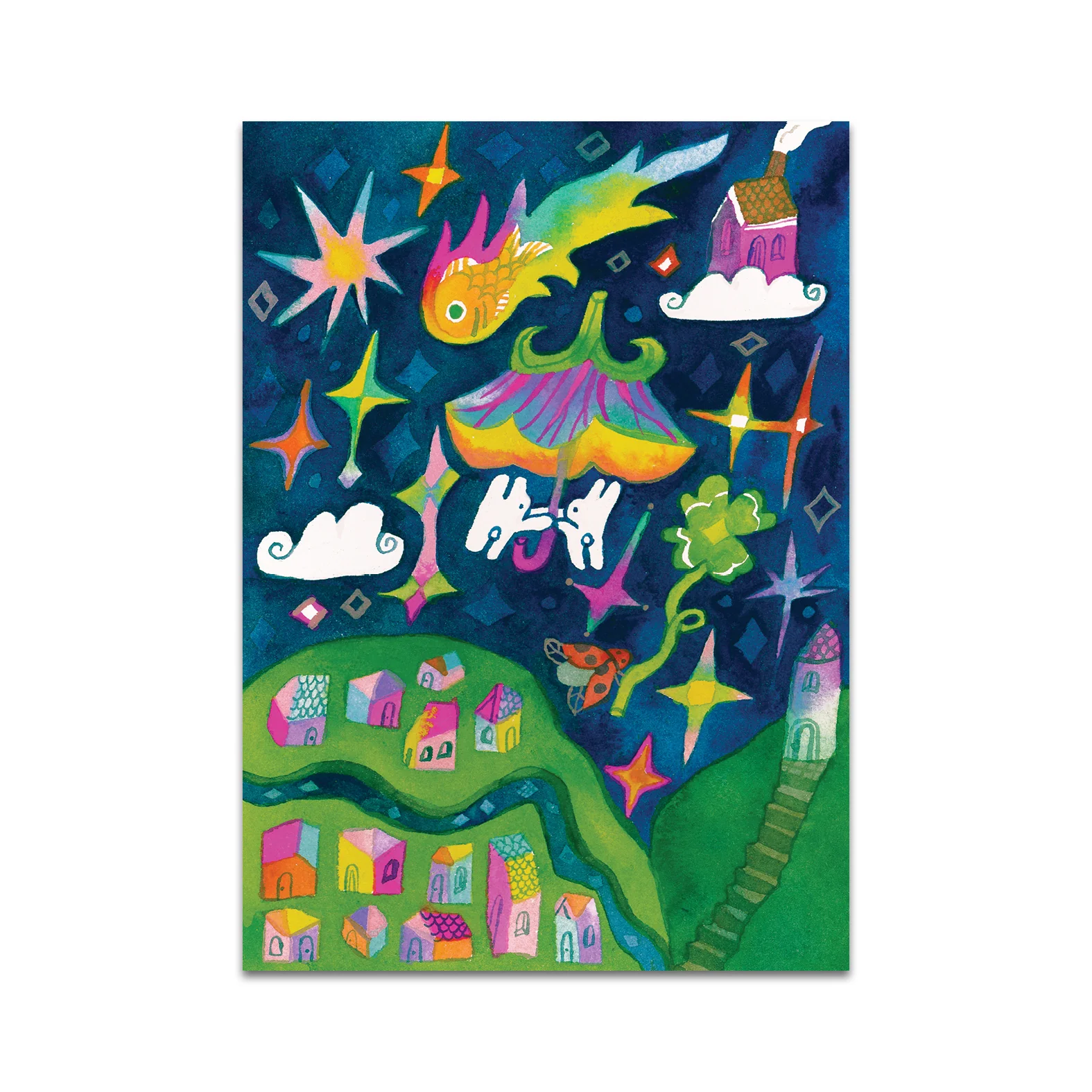 P9 - Marlowe (Odd Rabbits) Postcard 1