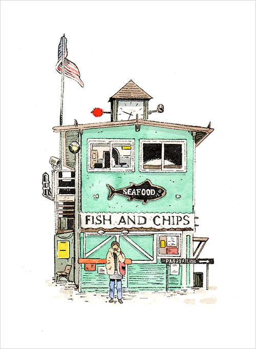 Parakid - Fish n' Chips Print - Image 2