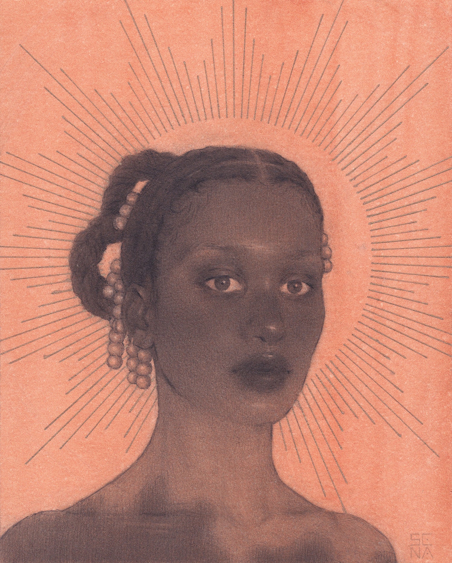 Sena Adjovi - Self Portrait