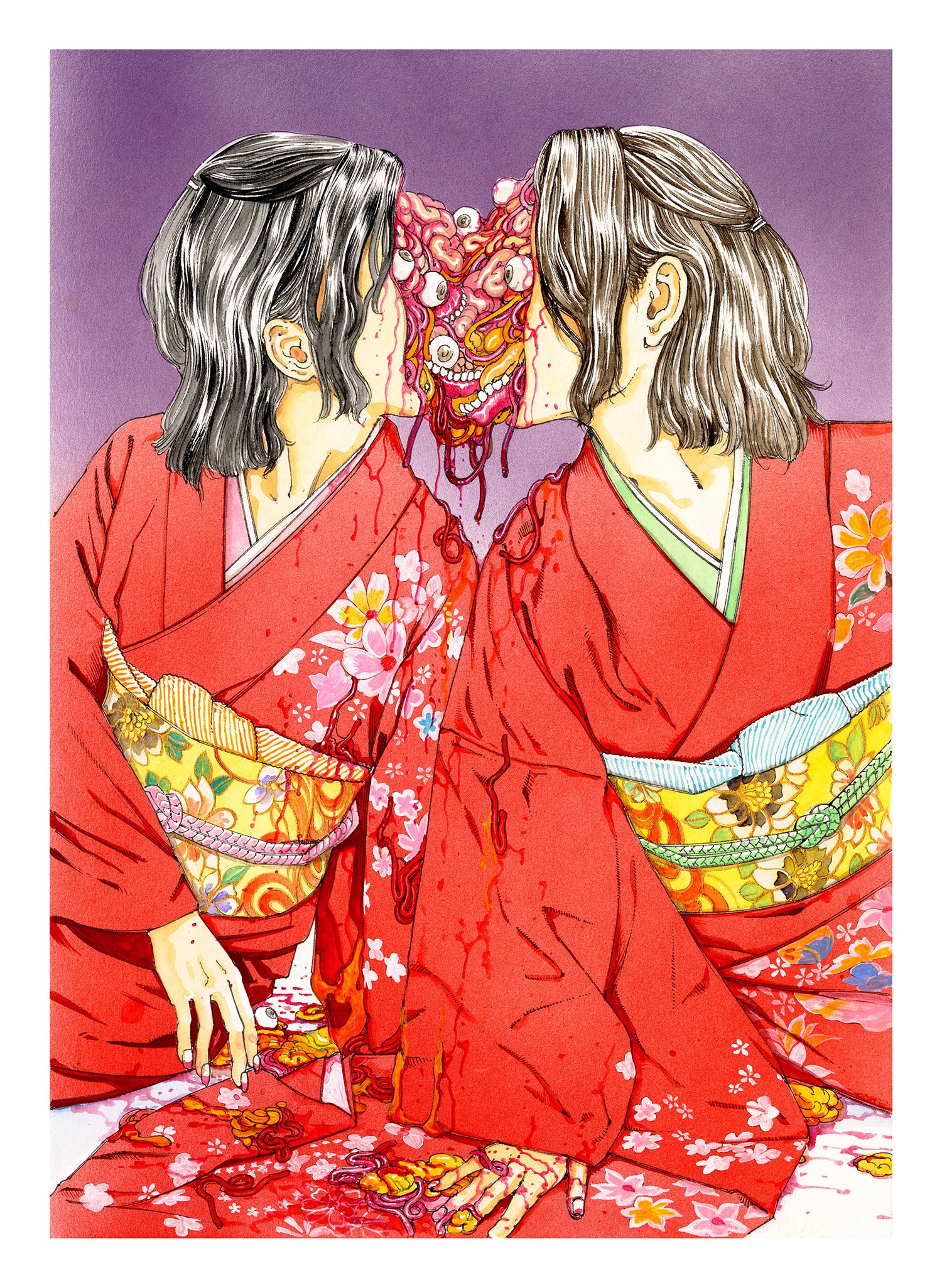 Shintaro Kago - Coming of Age Ceremony 1 Print