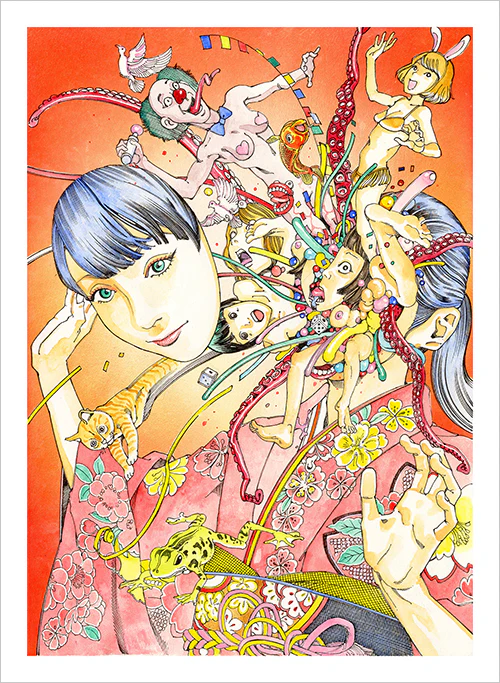 Shintaro Kago - New Year Print - Image 2