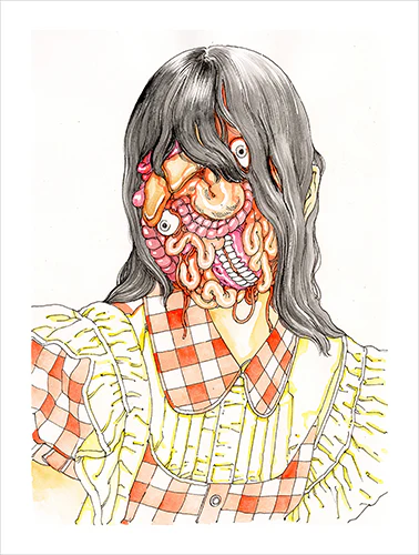 Shintaro Kago - Smile 1 Print - Image 2