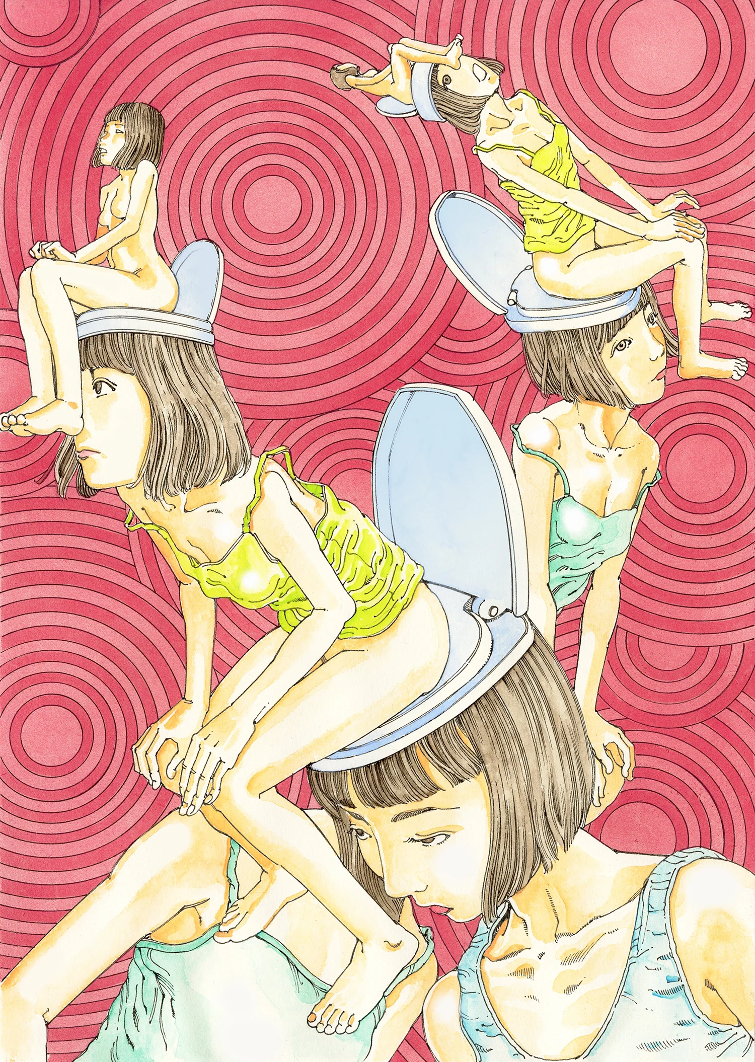 Shintaro Kago - Western Style Toilet - Image 2