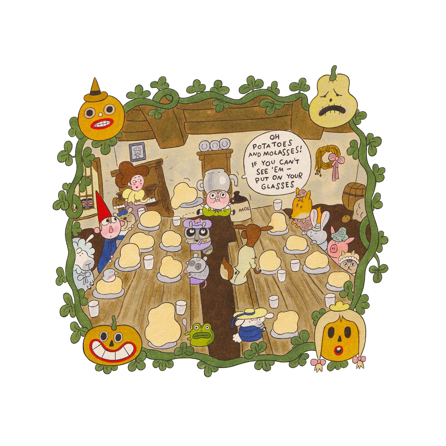 George Mager - Potato and Molasses Print