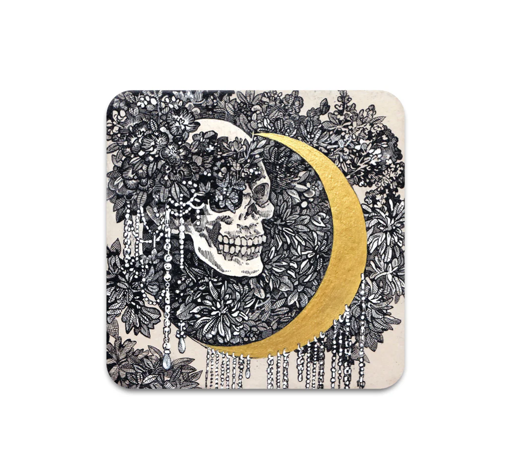 S3 Song Kang - Waxing Crescent Coaster