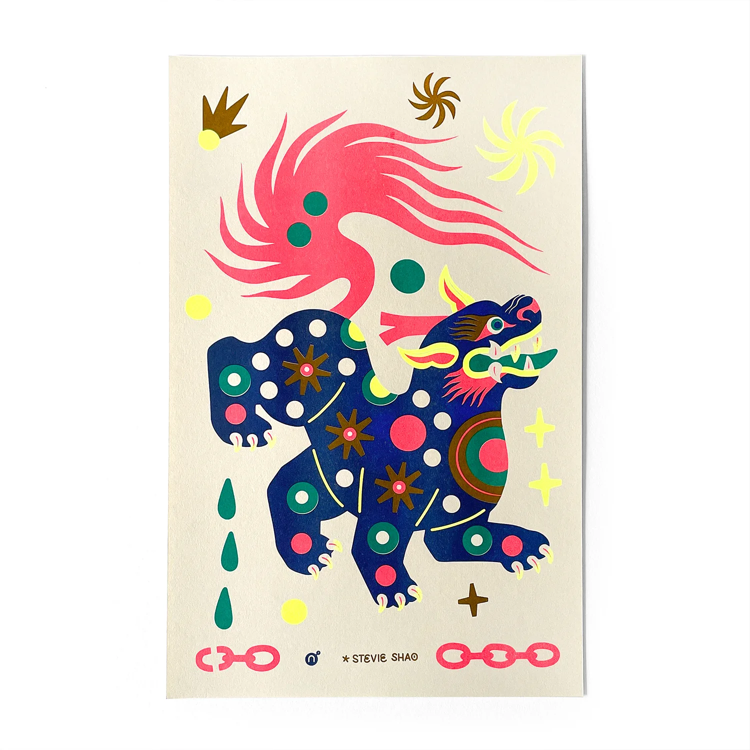 Stevie Shao - Pixiu Risograph - Image 2