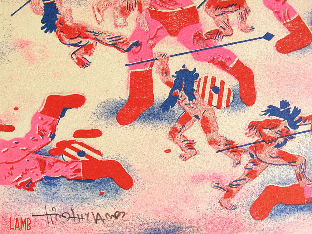 Timothy Lamb - The Amazon War Risograph - Image 5