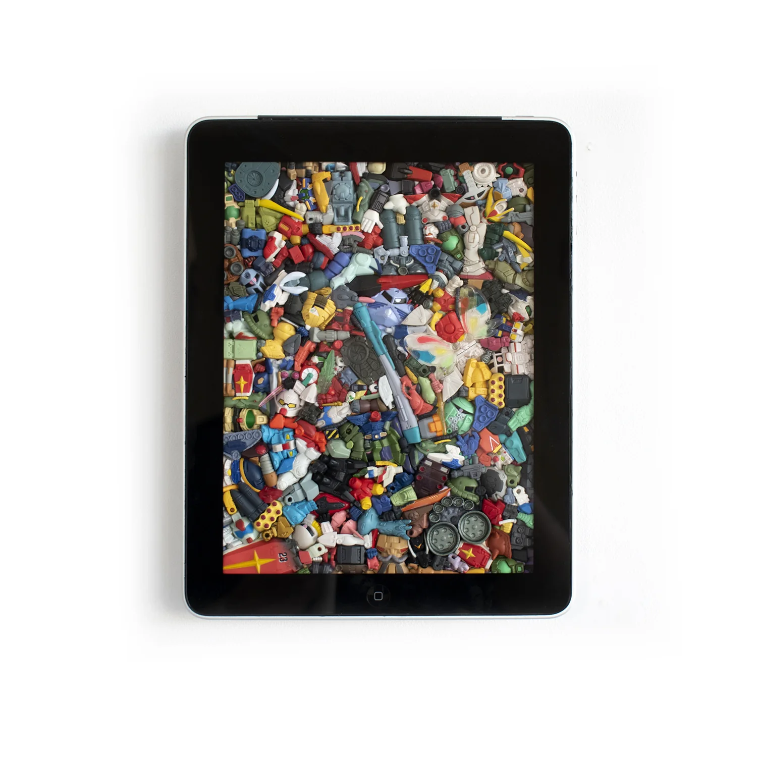 three - iPad Display Gundam